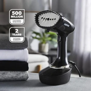 GEEPAS 1500W Handheld Garment Steamer Portable Travel Wrinkle Remover Iron Press